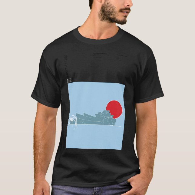 Guggenheim Museum Bilbao Frank Gehry T-Shirt (Vorderseite)