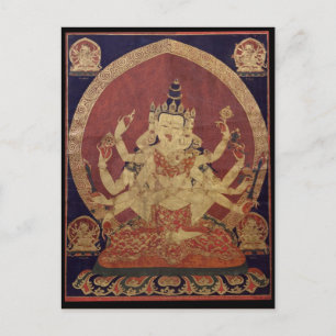 Guhyasamaja tibetisch-buddhistische Deity Postkarte