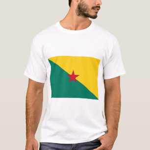 Guiana - Flagge Drapeau de la Guyane T-Shirt