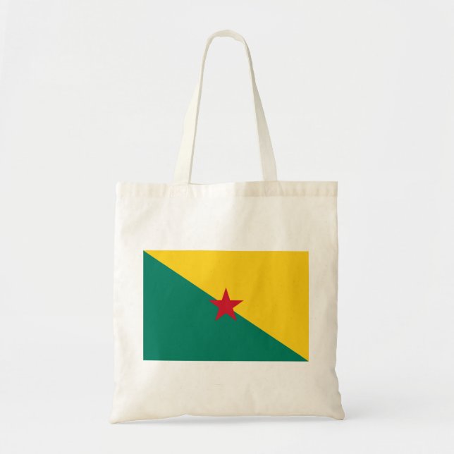 Guiana - Flagge Drapeau de la Guyane Tragetasche (Vorne)