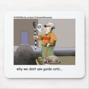 Guide Cats Funny Cat Geschenke & Sammlerstücke Mousepad