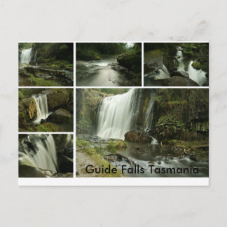 Guide Falls Postcard, Guide Falls Tasmania Postkarte