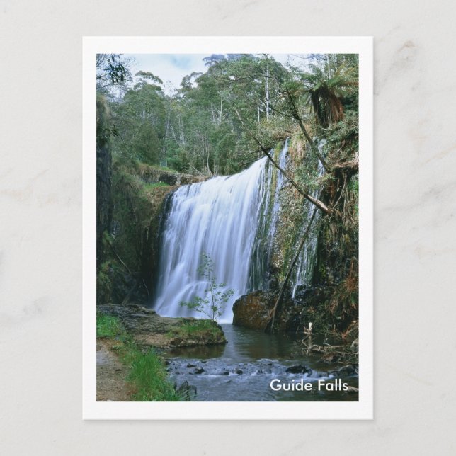 Guide Falls Tasmania Postkarte (Vorderseite)