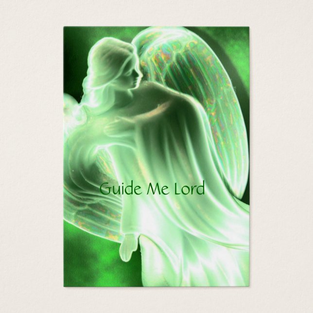 Guide Me Lord - Green Angel Praetkarte (Vorderseite)