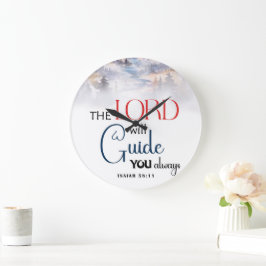 Guide you always große wanduhr