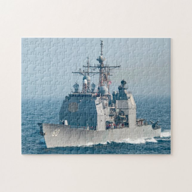 GUIDED-MISSILE CRUISER - CG-60 (11x14 INCH) Puzzle (Horizontal)
