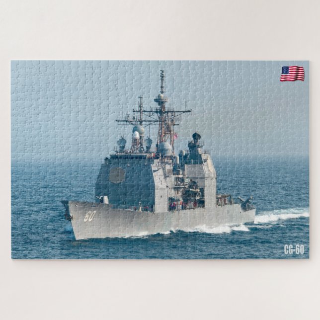 GUIDED-MISSILE CRUISER - CG-60 (20 x 30 INCH) Puzzle (Horizontal)