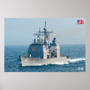 GUIDED-MISSILE CRUISER - CG-60 POSTER