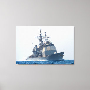 GUIDED-MISSILE CRUISER - CG-61 24x36 Leinwanddruck