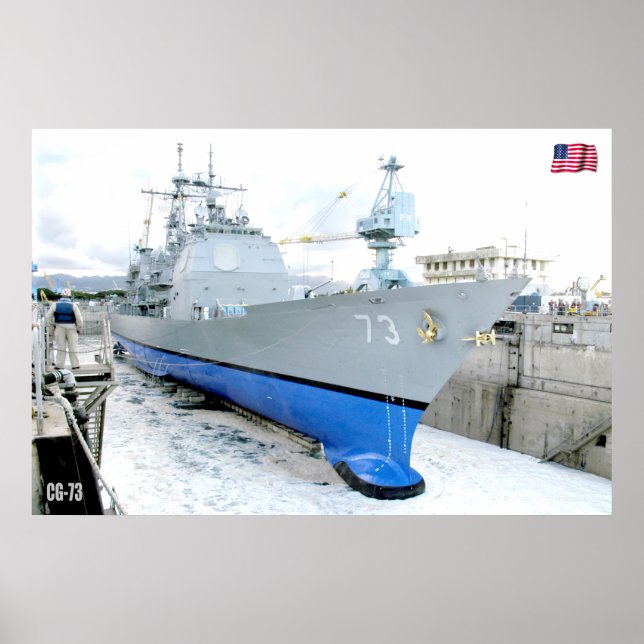 GUIDED-MISSILE CRUISER - CG-73 POSTER (Vorne)