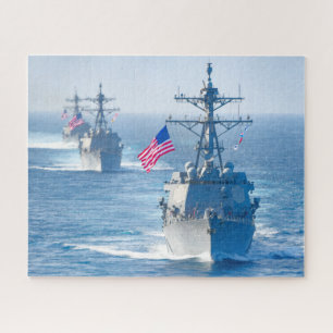 GUIDED-MISSILE DESTROYER - DDG-102 (16x20 INCH) Puzzle