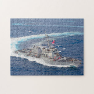 GUIDED-MISSILE DESTROYER - DDG-110 (11x14 INCH) Puzzle
