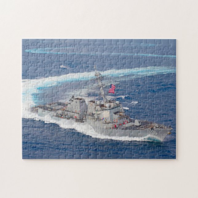GUIDED-MISSILE DESTROYER - DDG-110 (11x14 INCH) Puzzle (Horizontal)