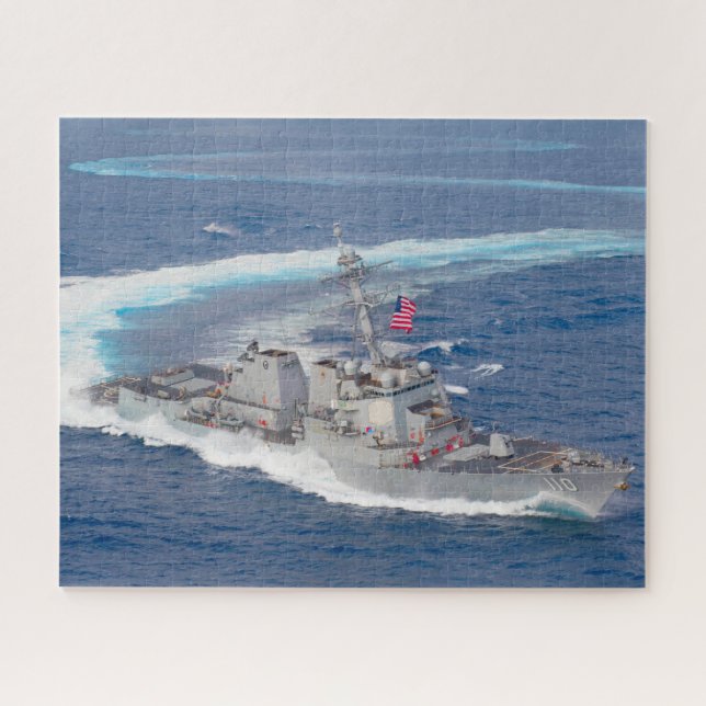 GUIDED-MISSILE DESTROYER - DDG-110 (16x20 INCH) Puzzle (Horizontal)