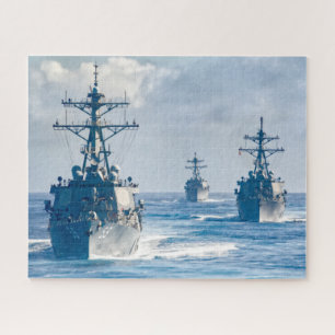 GUIDED-MISSILE DESTROYER - DDG-59 (16x20 INCH) Puzzle