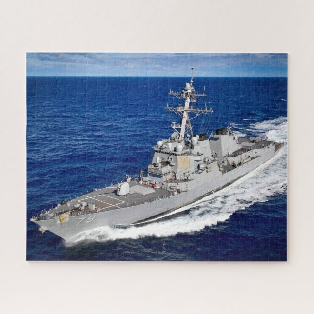 GUIDED-MISSILE DESTROYER - DDG-79 (16x20 INCH) Puzzle (Horizontal)