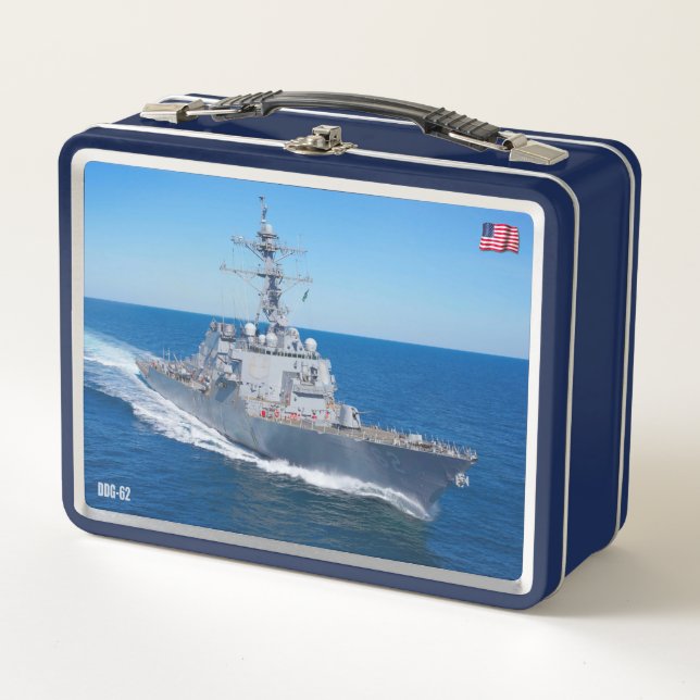 GUIDED-MISSILE-DESTROYER - DDG METALL BROTDOSE (Vorderseite)