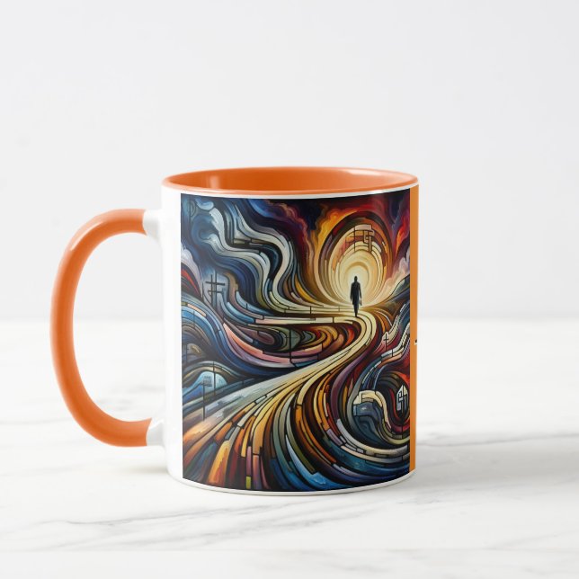 "Guided Steps" Kaffee-Tasse Tasse (Links)