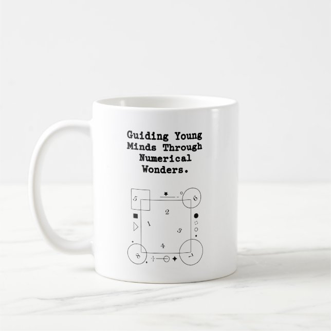 Guiding Young Minds | Numerical Wonders Math Kaffeetasse (Links)