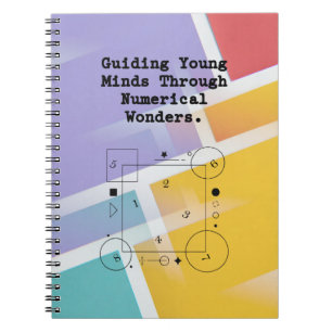 Guiding Young Minds Numerical Wonders Mathe Notizblock