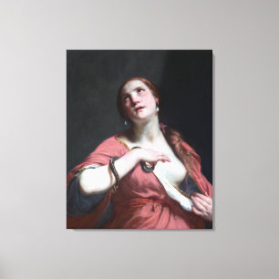 Guido Cagnacci Der Tod von Cleopatra Leinwanddruck
