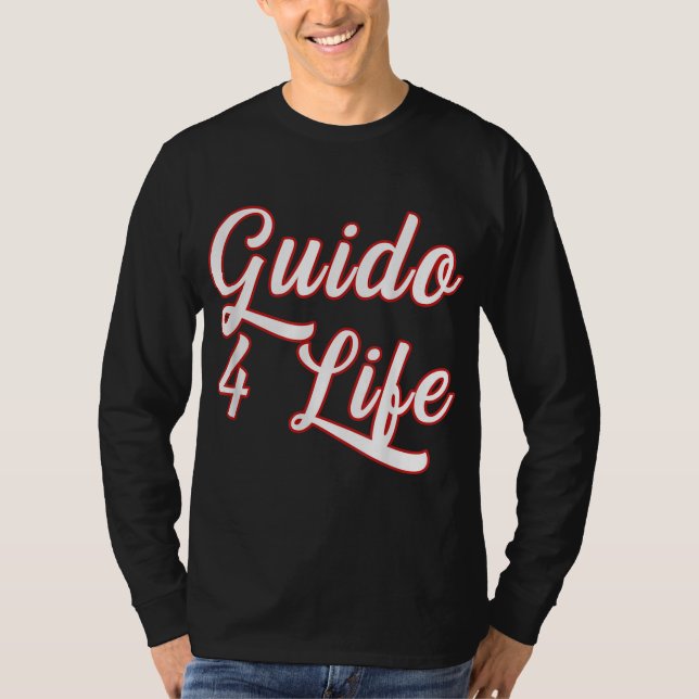 Guido for Life GTL New Jersey Garden Staat Shore T-Shirt (Vorderseite)