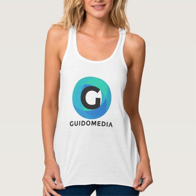 Guido Media Blue Women's Tank Top (Vorderseite)