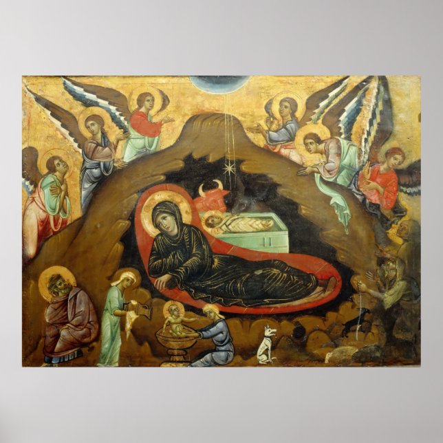 Guido of Siena - Krippe - Circa 1270 Poster (Vorne)