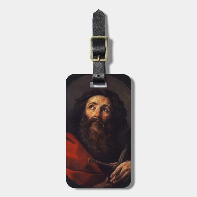 Guido Reni- Saint Paul Gepäckanhänger (Vorderseite vertikal)
