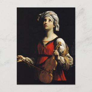 Guido Reni - St Cecilia Postkarte