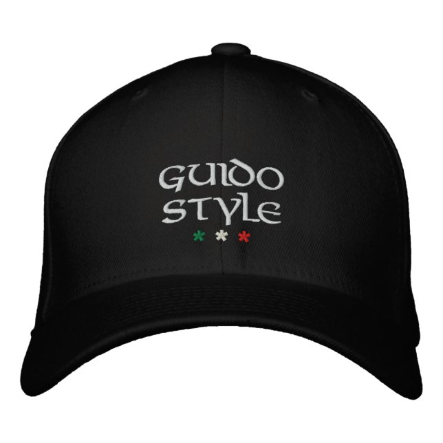 "Guido Style" bestickte Kappe (Vorderseite)