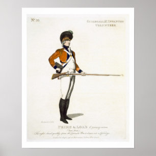 Guildhall Light Infantry Volunteer, Platte 33 von Poster