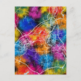 Guilin China City Map Postkarte