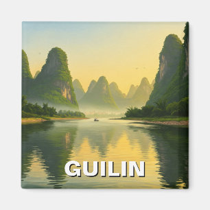 Guilin China Li River Travel Magnet