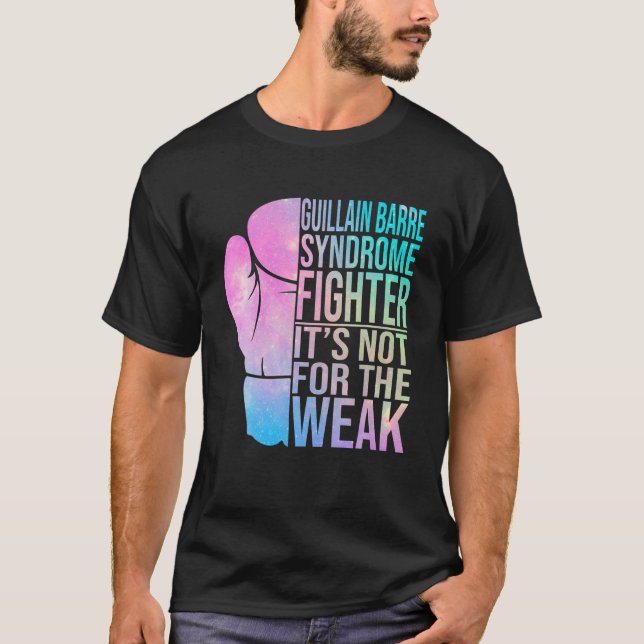 Guillain Barre Syndrome Awareness Fighter Warrior T-Shirt (Vorderseite)