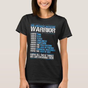 Guillain Barre Syndrome Awareness Pain Blue Ribbon T-Shirt