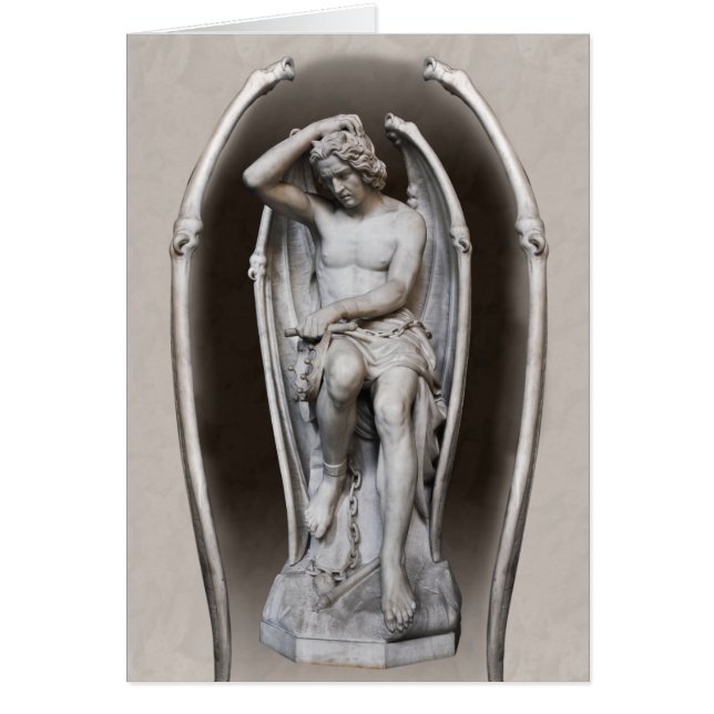 Guillaume Geefs Lucifer CC0287 Faltkarte (Vorne)