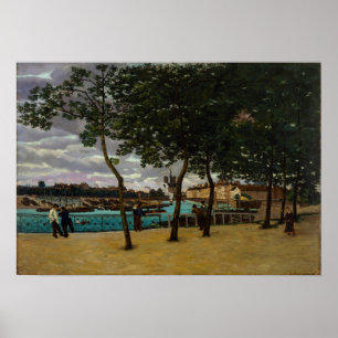 Guillaumin - Blick auf die Seine Paris Poster