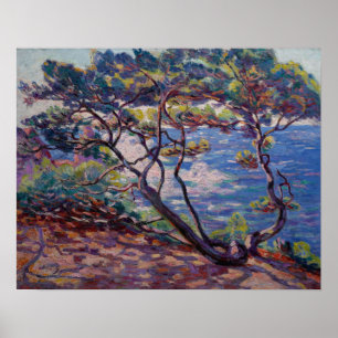 Guillaumin - Die Landschaft von Le Brusc im Süden Poster