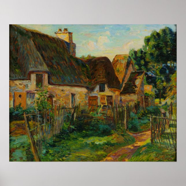 Guillaumin - Dorf auf der Insel Frankreich Poster (Vorne)