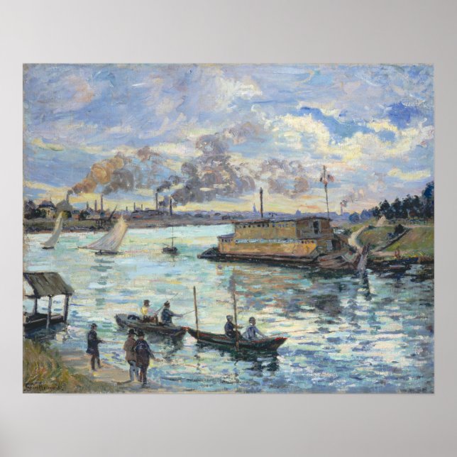 Guillaumin - River Scene Poster (Vorne)