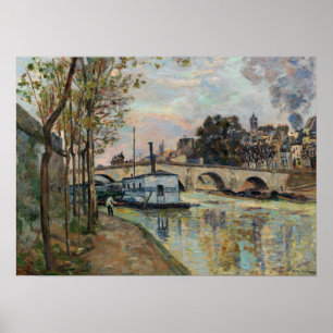 Guillaumin - Seine in Paris 1874 Poster