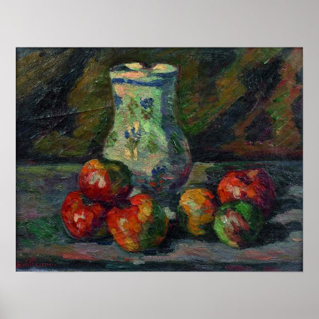 Guillaumin - Stillleben mit Äpfeln 1880 Poster (Vorne)