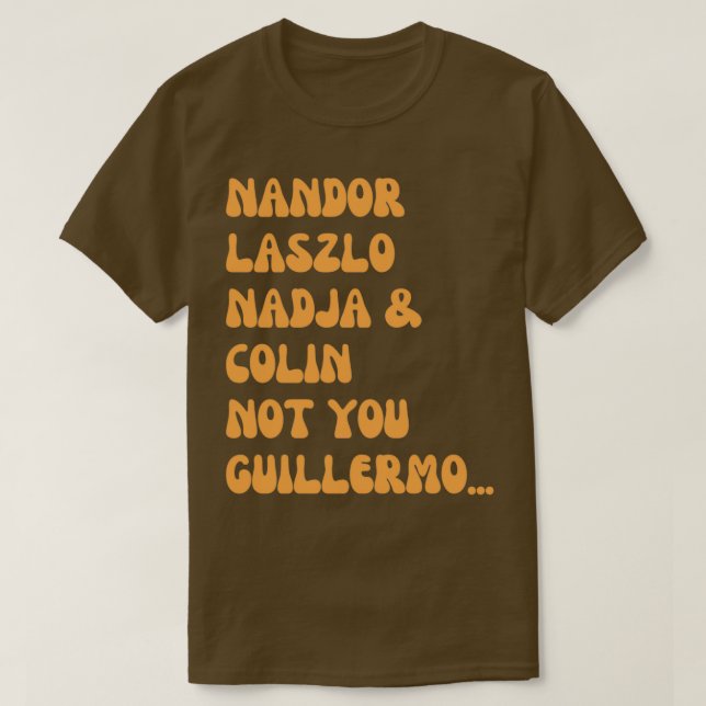 Guillermo T-Shirt (Design vorne)
