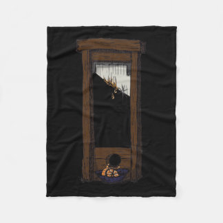 Guillotine-Demonstration Ca. 2025 Kein Hintergrund Fleecedecke