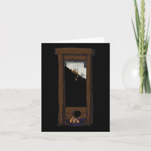 Guillotine-Demonstration Ca. 2025 Kein Hintergrund Karte