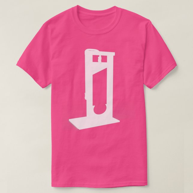 Guillotine Serienmörder Tod T-Shirt (Design vorne)