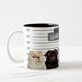 Guilty as Fluff – The Usual Suspects Mug Design Zweifarbige Tasse