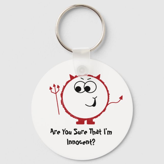 Guilty Devil Weeble Schlüsselanhänger (Vorderseite)