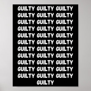 Guilty On &# Counts Trump Verdikt Präsident 2024 Poster